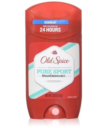 Old Spice High Endurance Deodorant Pure Sport 2.25 oz (Pack of 5) Pure Sport 2.25 Ounce (Pack of 5)