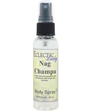 Nag Champa Body Spray 2 ounces Body Mist for Women with Clean Light & Gentle Fragrance Long Lasting Perfume with Comforting Scent for Men & Women Cologne with Soft Subtle Aroma For Daily Use 2 Fluid Ounces