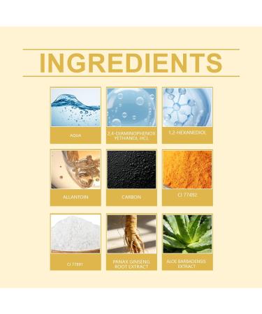 Natural and nourishing hair coloring shampoo for grey hair suitable for men boys girls teenagers athletes and families 100 ml - Buy Online on GoSupps.com