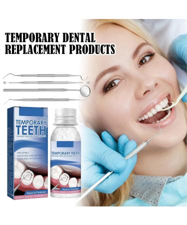 Horoper Temporary Tooth Repair Set | Formable Artificial Teeth for Quick Fix | Thermal Tooth Filling Beads & Tools for Missing or Broken Teeth - Buy Online on GoSupps.com