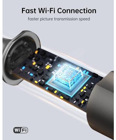 1080P HD Ear Camera with 6 LED Lights & Wax Remover for iPhone Android - Waterproof IP67 Ear Wax Removal Cleaner - Black (Gift: FACE Clean) - Buy Online on GoSupps.com