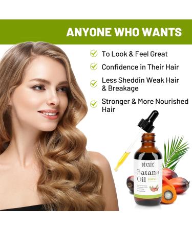 Batana Oil for Hair Growth 60ml 100% Pure & Natural Batana Hair Oil Prevent Hair Loss Batana Oil from Honduras Batana Oil for Men & Women for Thicker & Stronger Hair - Buy Online on GoSupps.com