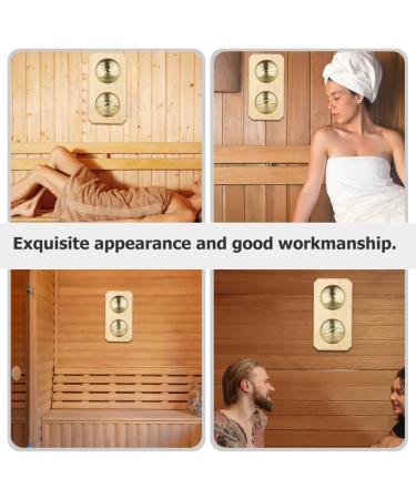 Ganazono 5-Piece Sauna Temperature & Moisture Measuring Device - Essential Outdoor & Home Sauna Accessories - Buy Online on GoSupps.com