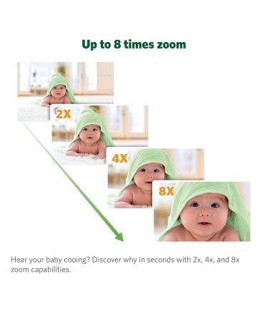 LeapFrog LF930HD 1080p Smart WiFi Baby Monitor with 360 Pan, Tilt & 8X Zoom | 7 HD Display, Night Light, Night Vision, Two-Way Intercom & Smart Sensors - Buy Online on GoSupps.com
