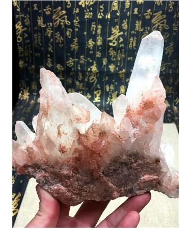for 820g Natural White Crystal Cluster Specimen Quartz Crystal Cluster - Buy Online on GoSupps.com