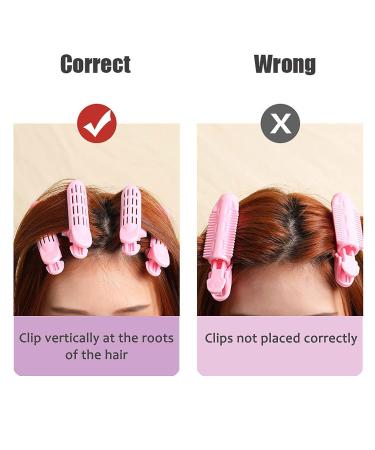 Natural Fluffy Hair Volumizing Clips - 12 PCS Instant Root Volume Clips for Curly Hair - Self Grip Hair Root Clips for Women and Girls - Buy Online on GoSupps.com
