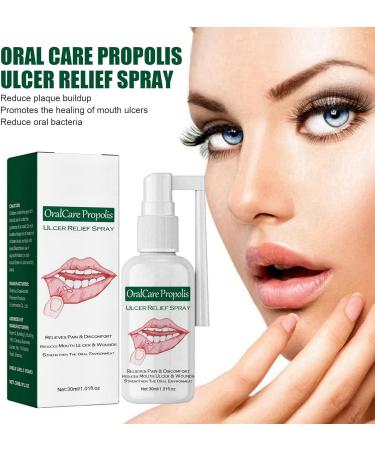 Mouth Ulcer Treatment Spray Mouth Ulcer Treatment for Adults Canker Sore Treatment Oral Care Spray Herbal Mouth Spray Canker Sores Relief Spray for Mouth Ulcer Bad Breath Treatment Mouth Freshener - Buy Online on GoSupps.com
