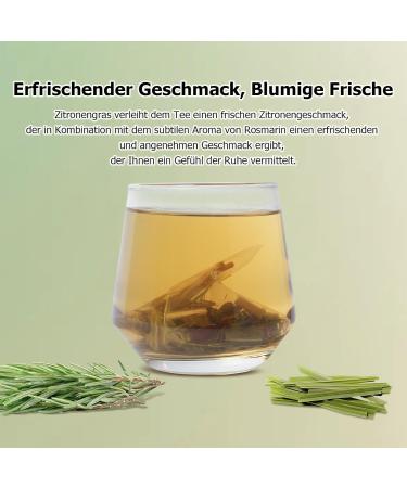 Buy Hang Caught Rosemary-Lemon Grass Tea | Digestive Aid Relaxation & Skin Care | 20 Tea Bags - Perfect Gift - Buy Online on GoSupps.com