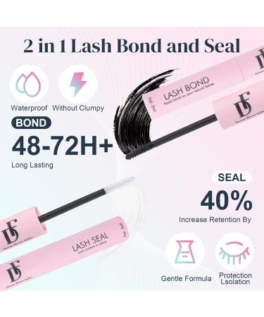 Lash Extension Kit 280Pcs | Mixed 8-16mm Eyelashes with Bond Seal & Applicator | I Slay 30D 40D | Natural Lash Clusters for Stunning Volume - Buy Online on GoSupps.com