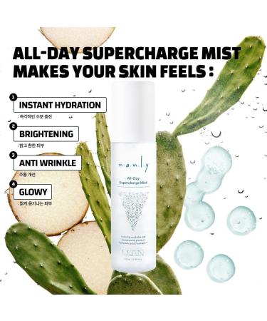 Hydrating Facial Toner Mist - Hyaluronic Acid Skin Spray | Non-Irritating Korean Skincare | 100ml All-Day Moisture - Buy Online on GoSupps.com