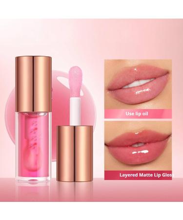  JUDEWY Lip gloss Moisturizing lip gloss Lipstick Matte sheer lip oil Colored lip lacquer (03) - Buy Online on GoSupps.com