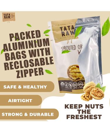 Organic Sprouted Maple Walnuts - Cinnamon | TATA RAW (1 lb) - Buy Online on GoSupps.com