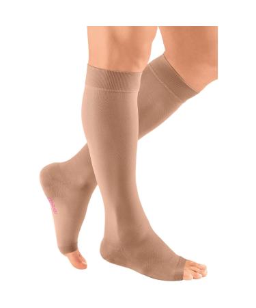 mediven plus 30-40 mmHg Calf High Compression Stocking Open Toe