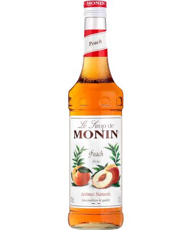 Monin Peach Coffee Syrup 70cl Glass Bottle with Pump Set - 2 Count (Pack of 1) - Buy Online on GoSupps.com