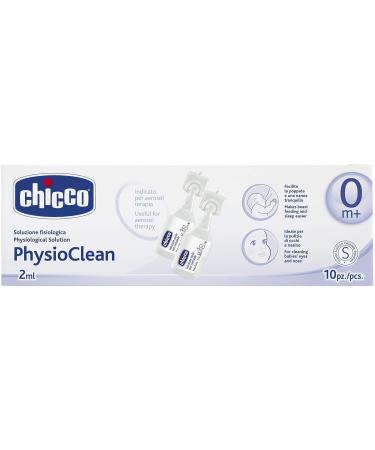 Chicco Physioclean Soluzione Fisiologica 2ml - Pack of 10 Vials - Buy Online on GoSupps.com