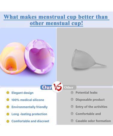 Menstrual Disc with Size M+L - 100% Medical Silicone Menstrual Cup for Active Women - Perfect for Sport Swimming & Intimacy - Buy Online on GoSupps.com