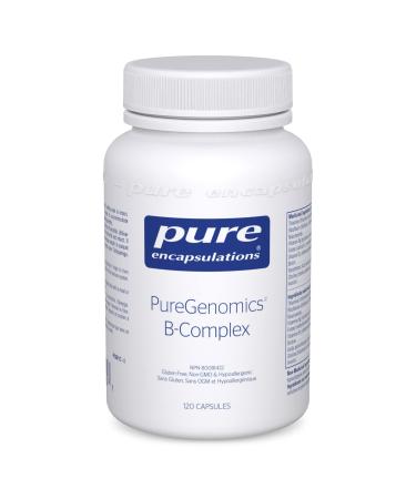 Pure Encapsulations - PureGenomics B-Complex - Comprehensive B Vitamin Supplement* - 120 Capsules