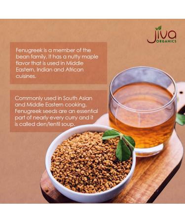 Buy Jiva Organics Organic Methi Seeds 7 oz (200 g) - Premium Quality & Natural Flavor - Buy Online on GoSupps.com