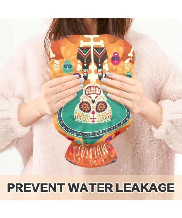 Dead Day Hot Water Bottle with Cover | 2L Large Hot Water Bag for Pain Relief & Cramps - International Shipping Available - Buy Online on GoSupps.com