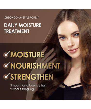 Cheongdam Style Forest Daily Moisture Treatment - Korean Deep Conditioning Hair Mask for Silky Hair | 5 Plant-Based Proteins & Amino Acids | Hydrate & Repair Dry Damage (8.12 Fl Oz - Buy Online on GoSupps.com
