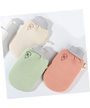 Healeved Double Sided Bath Gloves 2pcs - Body Wash Scrubber for Adults & Kids - Korean Exfoliating Shower Mitt - Cleansing Back Scrubber - Buy Online on GoSupps.com