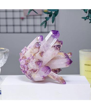 Natural Crystal Rough Natural Amethyst Crystal Geode Amethyst Cluster Point Druzy Specimen Amethyst Raw Rock Crystal Stone Collection Decor Gift 700-800g QINTINYIN - Buy Online on GoSupps.com