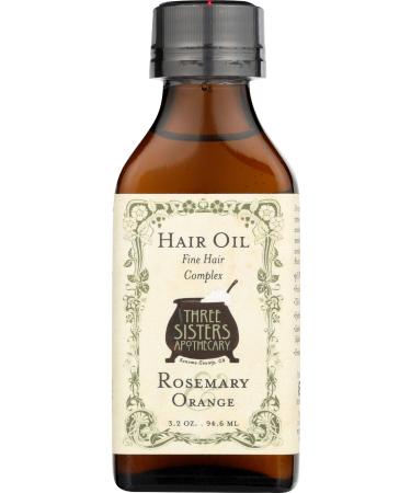 THREE SISTERS APOTHECARY Rosemary and Orange Conditioning Hair Oil  3.2 OZ