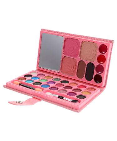 33 Makeup Palette Eyeshadow Toys Cosmetic Bag Children Toys Blush Pan Girl Makeup Pan Cosmetic Accessory Makeup Accessories Eye Shadow Powder Wash Bag