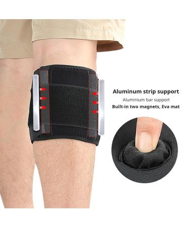 Adjustable Knee Brace Compression Sleeve for Pain Relief - Non-Slip Breathable Support for Women & Men | Sciatica Pain Relief Device - Buy Online on GoSupps.com
