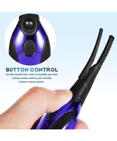 Baluue Heated Eyelash Curler - 2 in 1 Electric Curling Tool with 3 Temperature Modes | Mini USB Eye Lash Curler for Natural Curves - International Shipping Available - Buy Online on GoSupps.com