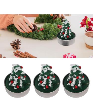 Christmas Tree Tealight Candles Gift Set | Scented Soy Wax Aromatherapy for Home | Stress Relief Christmas Decor - Buy Online on GoSupps.com