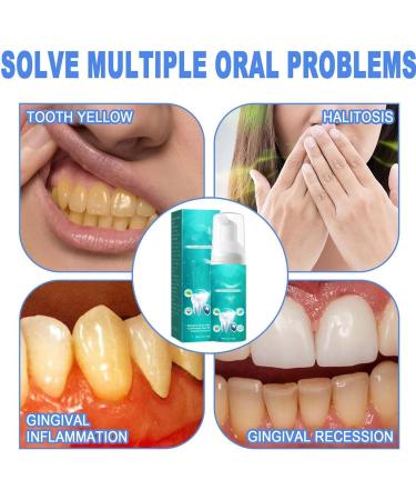 Herbal Brightening Oral Repair Foam | Teeth Whitening Mouthwash & Toothpaste | Deep Clean Gums & Gum Health | 1 PC - Buy Online on GoSupps.com