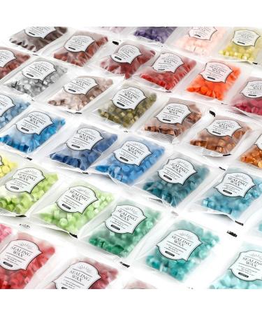 100PC Pearl White Octagon Wax Beads - Vintage Sealing Wax for Wedding Envelopes | Yu Xia Chengqi - Buy Online on GoSupps.com