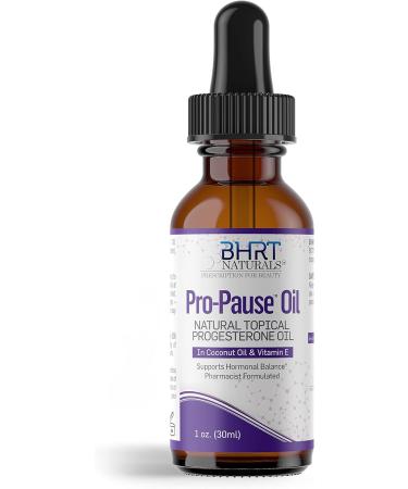 Pro-Pause Oil: Bioidentical Progesterone Support for Menopause, PMS Relief & Hormonal Balance - 30mL - Buy Online on GoSupps.com