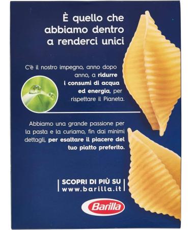  Ducomi Barilla Conchiglie Rigate 2kg pack of semolina noodles with premium ingredients for consistently delicious taste irresistible everyday quality 2kg pack 4 x 500g (Conchiglie) - Buy Online on GoSupps.com