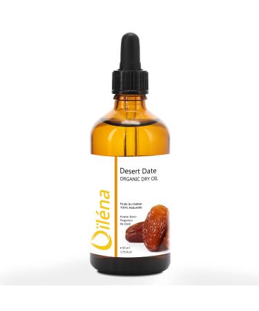 O l na - 100% Pure Organic Desert Date Tree Dry Oil | Repairing and Anti-Aging | For Skin and Hair | Ultra Penetrating and Nourishing Clear 50 ml