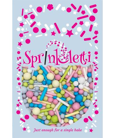 Sprinkletti - Sprinkle Mixes - Pastel Themed Box of 4 pouches - Cake Topper Sprinkles - 4 x 30g Edible Cupcake Decorations - Perfect for Secret Santa gifts Christenings Springtime & Parties - Buy Online on GoSupps.com