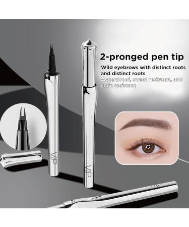 Waterproof Eyebrow Pencil | Eyebrow Tint Pen Brow Liner - 2 Tip Waterproof Brow Pencil Long-Lasting Brow Pen Eyebrow Liner Smudge Proof Eye Brow Pencils 02# - Buy Online on GoSupps.com