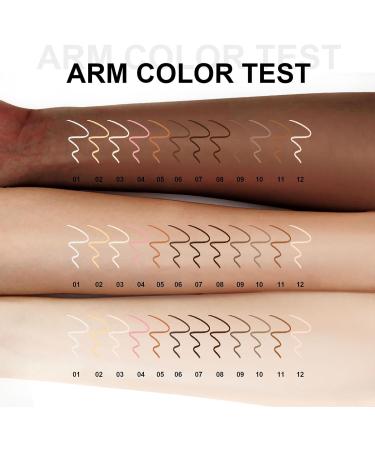 Mrettick 12pcs Matte Lip Pencil Long Lasting Creamy Lip Liner Pencils for Natural Lip Makeup - Buy Online on GoSupps.com