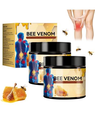 Bee Venom Cream Bee Venom Advanced Joint and Bone Cream New Bee Venom Professional Cream Bee Venom Joint Cream New Bee Venom Gel for All Parts of the Body (2 Pcs)
