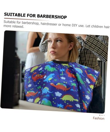 OKUMEYR 1 Set Children's Barber Cloth Salon Hair Cutting Cape Children Barber Cape Animal Barber Cape Barber Hairdressing Cape Hairdresser Cape Hair Cape Fabric Flat Brush Baby Cartoon - Buy Online on GoSupps.com