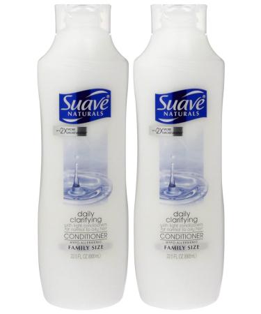 Suave Naturals Conditioner - Daily Clarifying - 22.5 oz - 2 pk