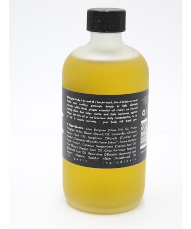 Black Pepper Heating Massage Oil 8 Oz - Soothing Pain Relief & Relaxation | Buy Internationally - Buy Online on GoSupps.com
