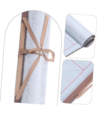 TEHAUX 2pcs Brush Calligraphy Practice Convenient Calligraphy Water Cloth Daily Use Brocade Reel Silverx2pcs 75.00X38.00X0.10CMx2pcs - Buy Online on GoSupps.com