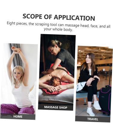 Healeved 8-in-1 Massage Scraper Set - Restore Skin & Relieve Muscles | Acupuncture & Neck Massage Tools for All-Around Wellness - Buy Online on GoSupps.com