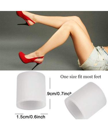 5 Pairs Pinky Toe Sleeve - Hammer Toe & Bunion Protection Corn Remover Callus Cushion Toe Tubes for Friction Relief - Buy Online on GoSupps.com