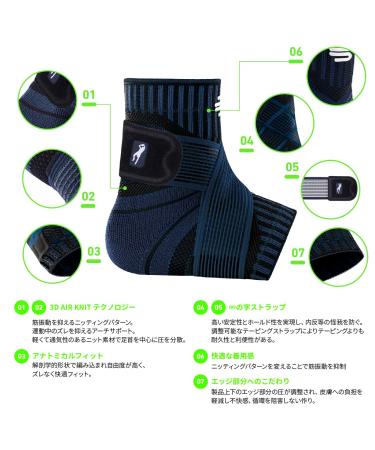 Bauerfeind Sports Ankle Support - Dirk Nowitzki Edition Navy XXL Right | Best International Shipping - Buy Online on GoSupps.com