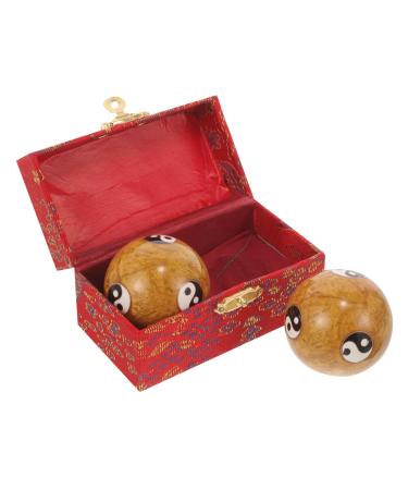Magiclulu 2st massage globe Baoding Balls Massage Balls Balls for the reflex zone massage massage balls for the hands Exercise Cloisonn -Memaille wrinkle old Asia