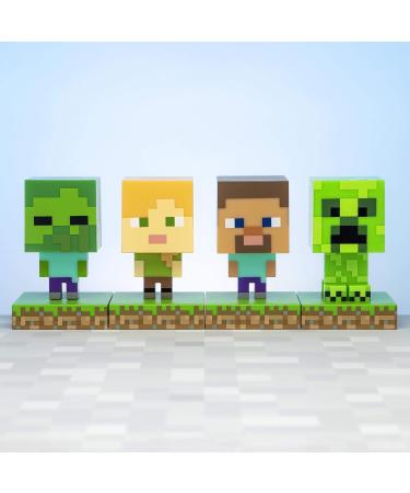 Paladone Minecraft Zombie Icon Light | Multi Coloured LED Lamp - Buy Online on GoSupps.com