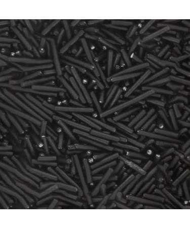 Culpitt Select Sprinkles | Black Sugar Strands Cake Sprinkle Decorations For Cakes Cupcakes Cookies Ice Cream and Desserts | 500g Strands Black - Buy Online on GoSupps.com